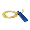 Stainless Steel Gold Snake Chain with Blue Pendant